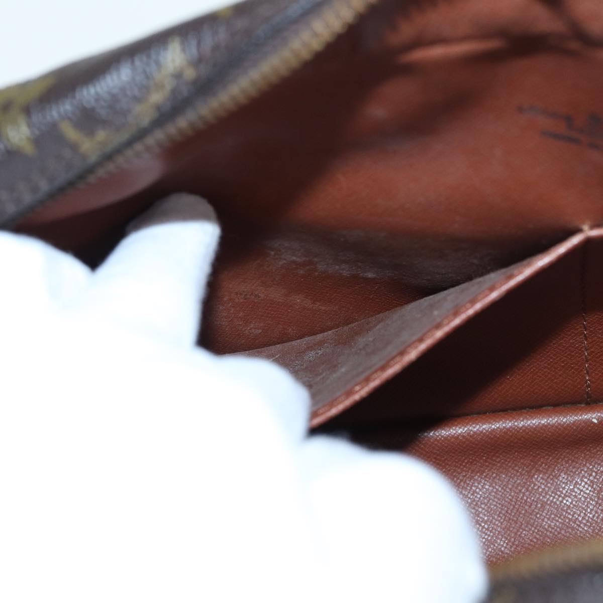 LOUIS VUITTON Monogram Compiegne 28 Clutch Bag M51845 LV 84143