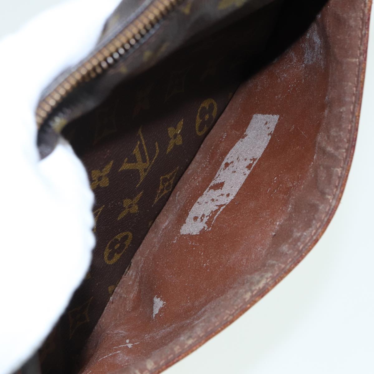 LOUIS VUITTON Monogram Compiegne 28 Clutch Bag M51845 LV 84143