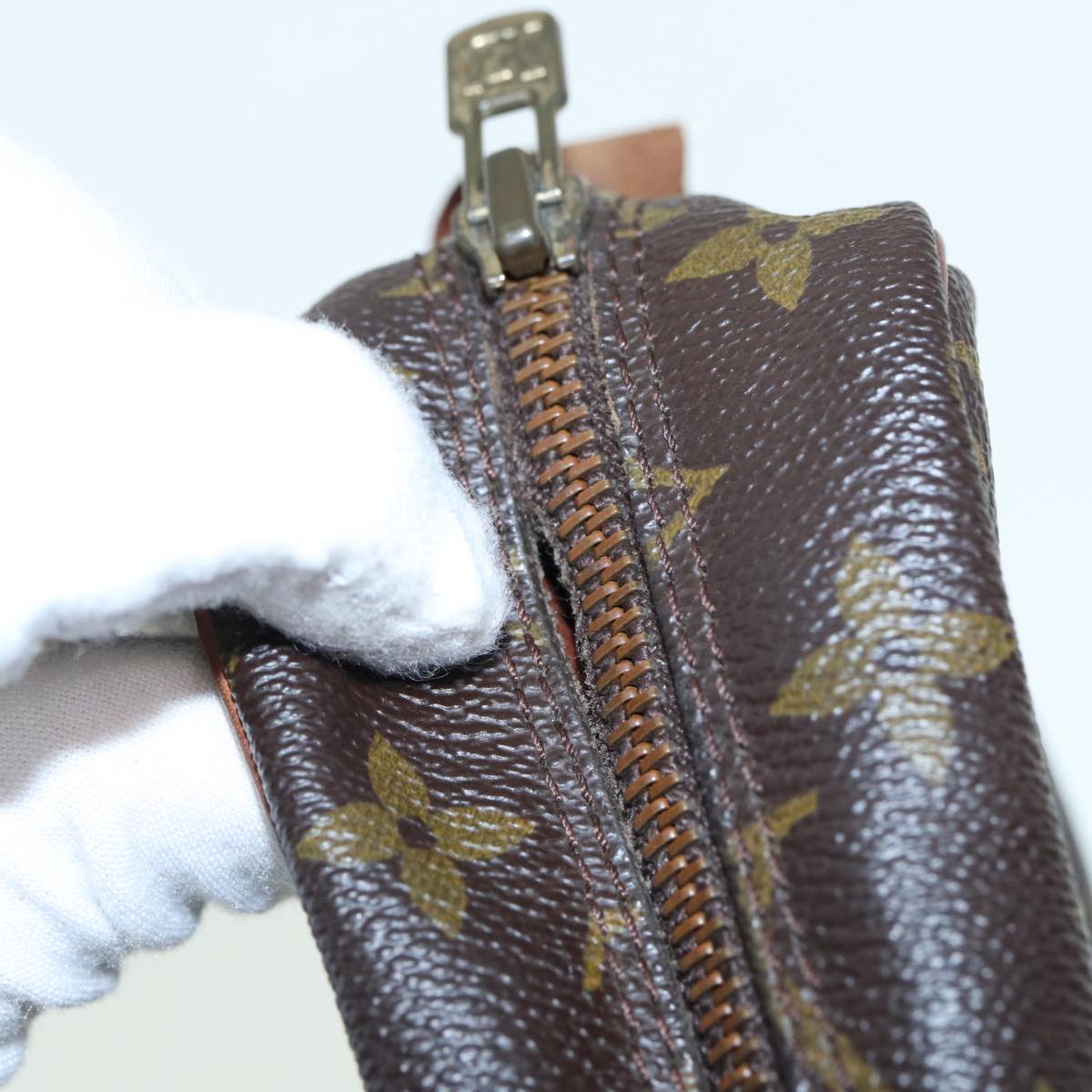 LOUIS VUITTON Monogram Compiegne 28 Clutch Bag M51845 LV 84143