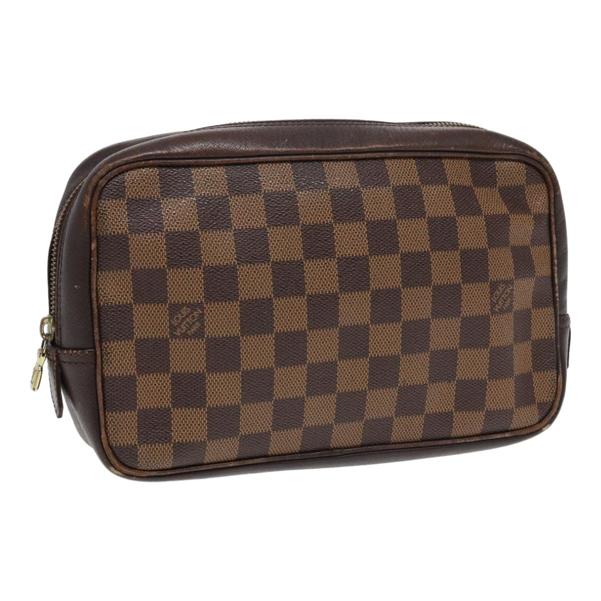 LOUIS VUITTON Damier Ebene Trousse Toilette Clutch Bag N47623 LV 84147