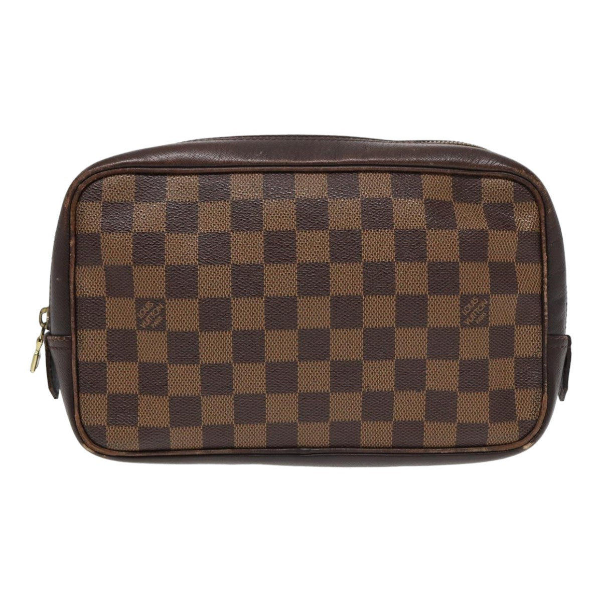 LOUIS VUITTON Damier Ebene Trousse Toilette Clutch Bag N47623 LV 84147