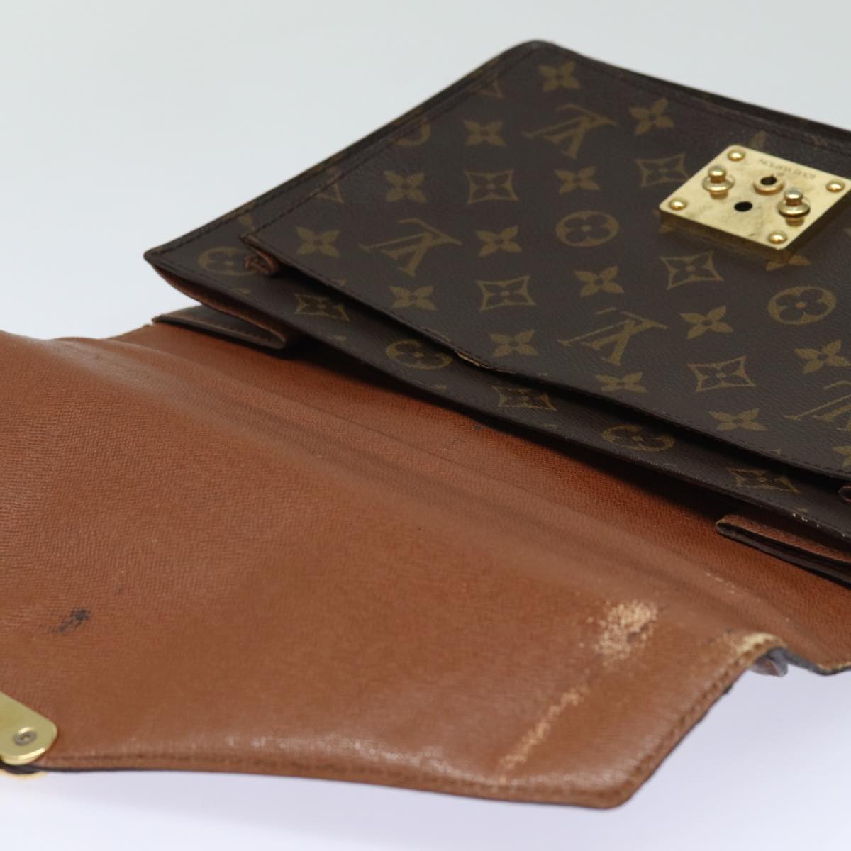 LOUIS VUITTON Monogram Monceau 28 Hand Bag 2way M51185 LV 84149