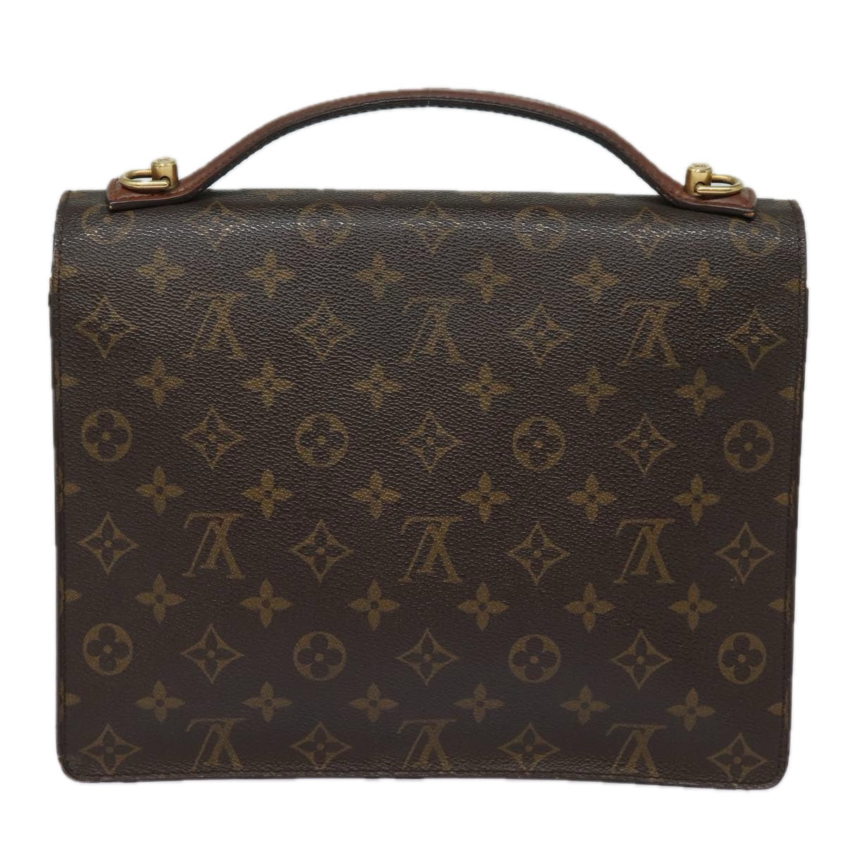 LOUIS VUITTON Monogram Monceau 28 Hand Bag 2way M51185 LV 84149