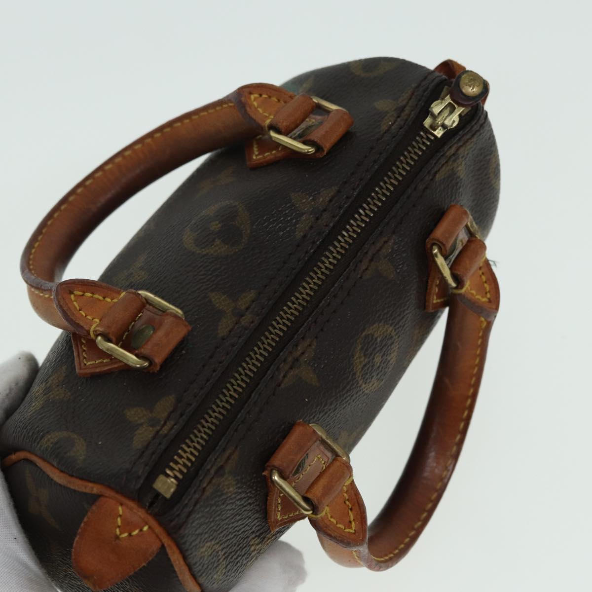 LOUIS VUITTON Monogram Mini Speedy Hand Bag M41534 LV 84150