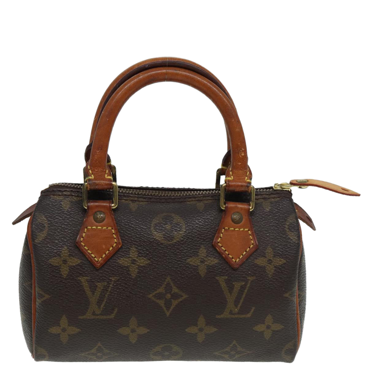 LOUIS VUITTON Monogram Mini Speedy Hand Bag M41534 LV 84151