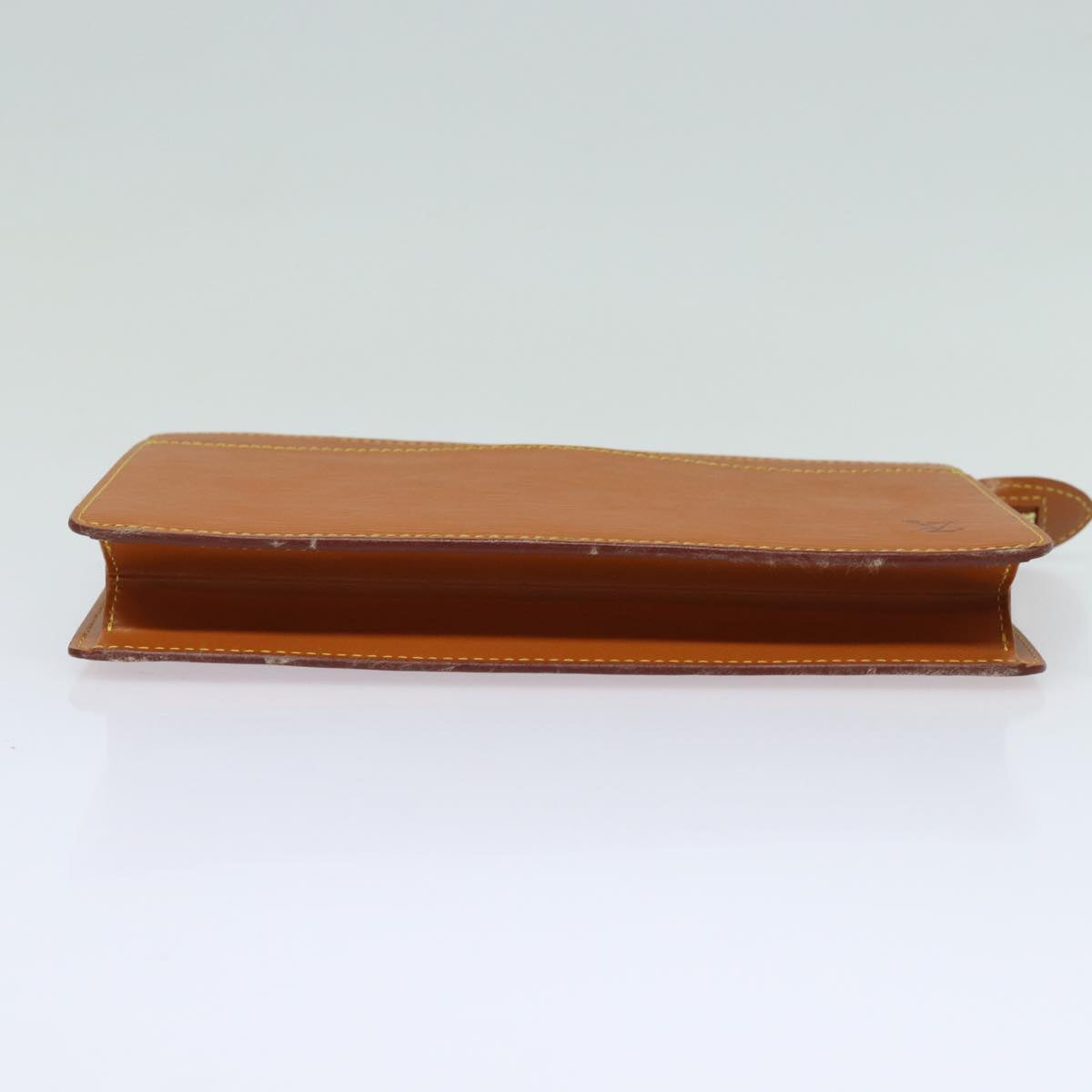 LOUIS VUITTON Epi Pochette Homme Clutch Bag Brown Zipang gold M52528 84157
