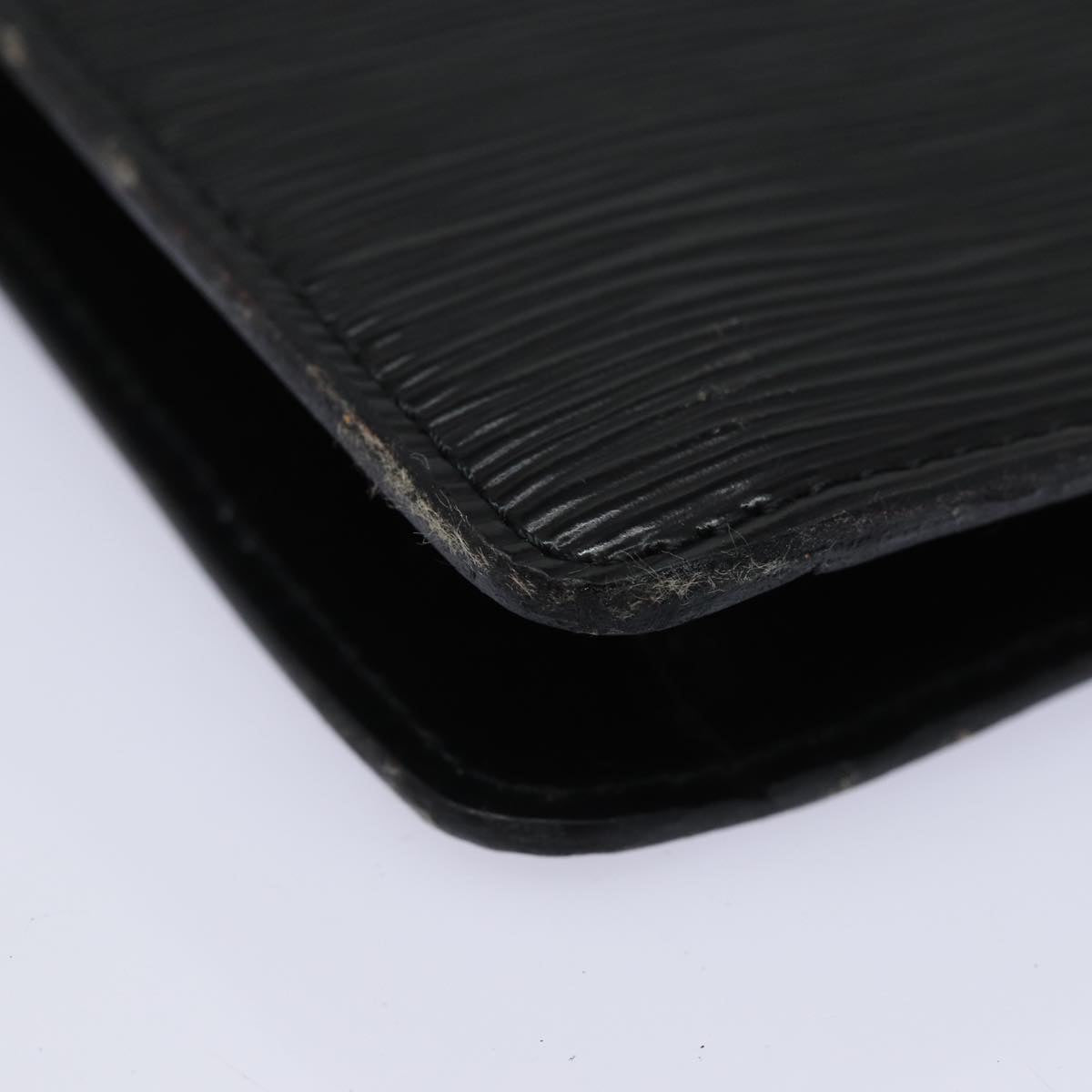 LOUIS VUITTON Epi Montaigne 27 Clutch Bag Black M52652 LV 84158