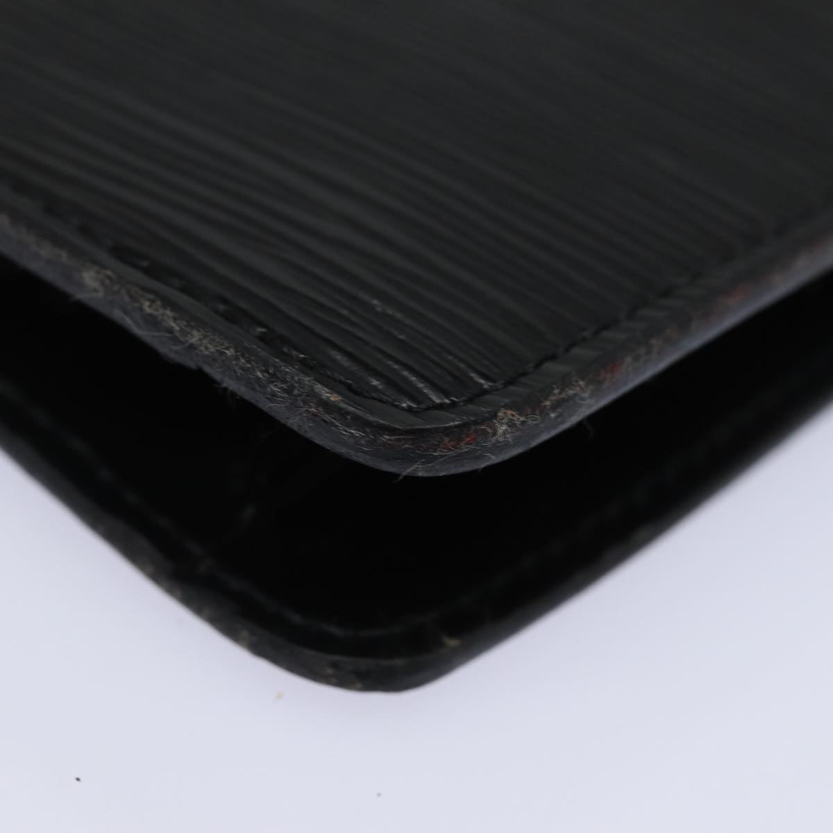 LOUIS VUITTON Epi Montaigne 27 Clutch Bag Black M52652 LV 84158