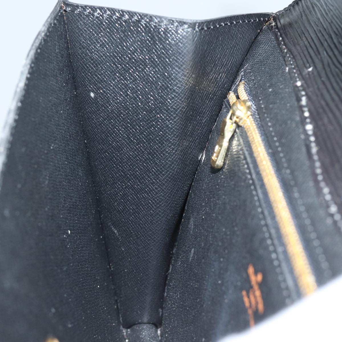 LOUIS VUITTON Epi Montaigne 27 Clutch Bag Black M52652 LV 84158