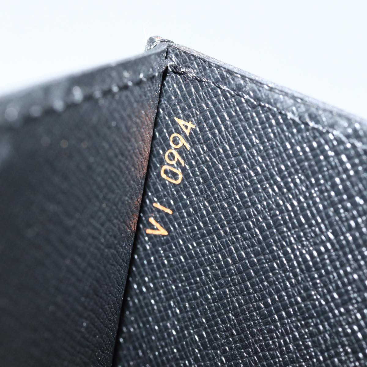 LOUIS VUITTON Epi Montaigne 27 Clutch Bag Black M52652 LV 84158
