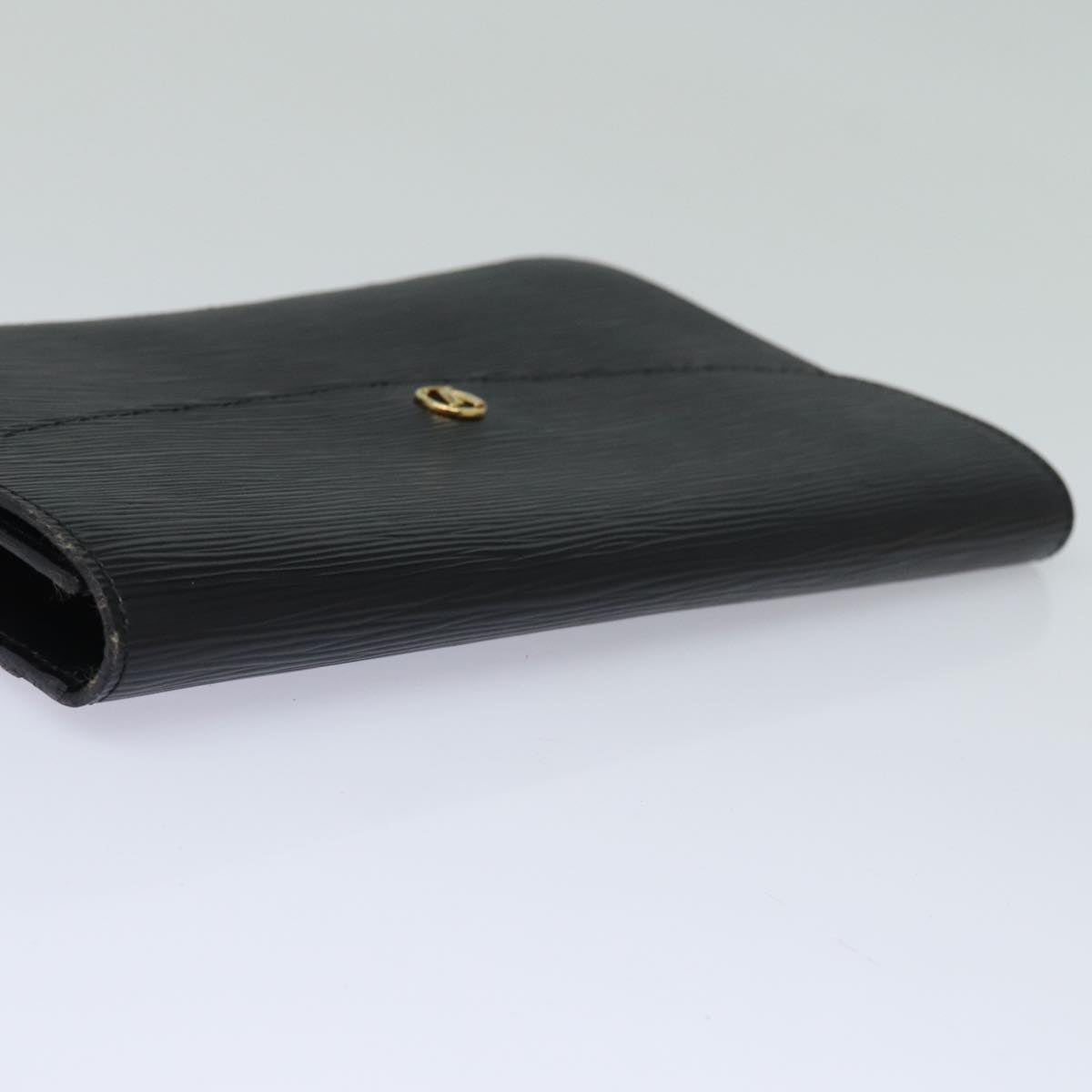 LOUIS VUITTON Epi Montaigne 27 Clutch Bag Black M52652 LV 84158