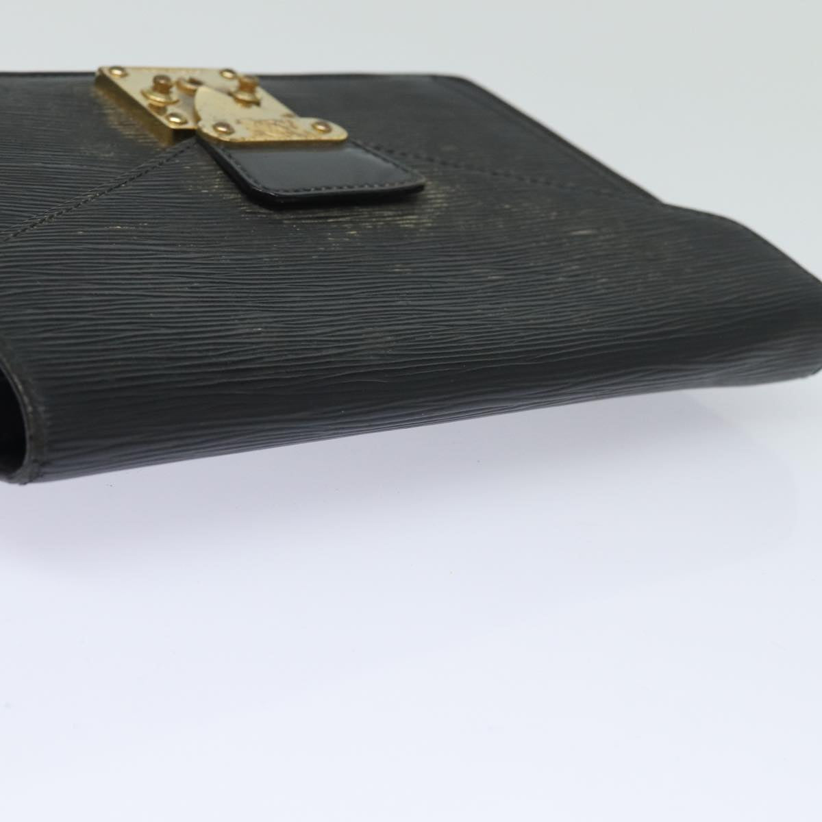 LOUIS VUITTON Epi Serie Dragonne Hand Bag Black Noir M52612 LV 84159