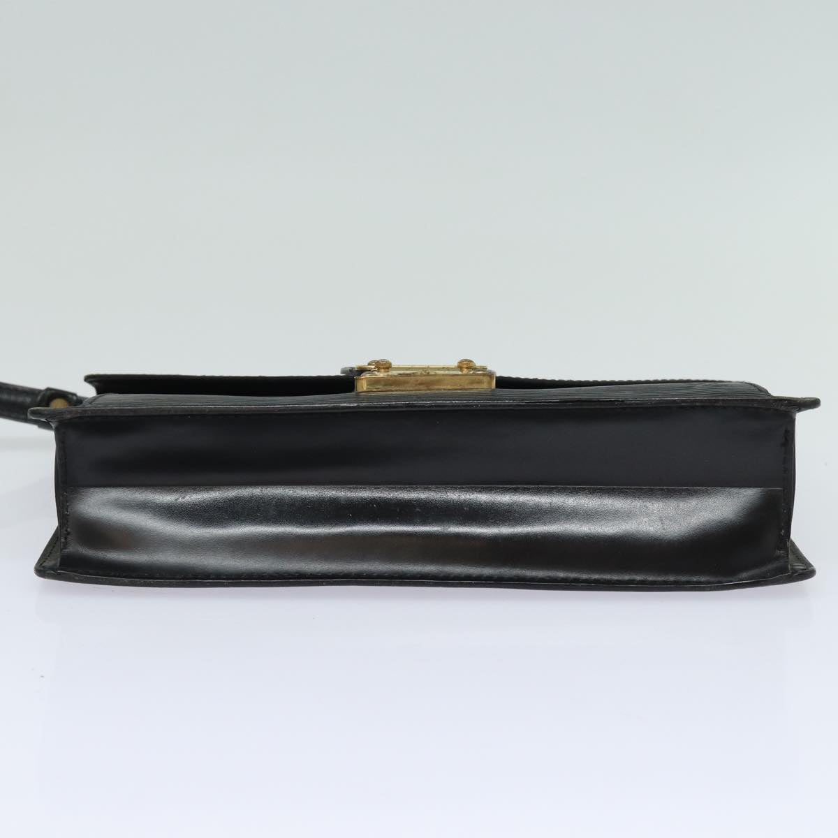 LOUIS VUITTON Epi Serie Dragonne Hand Bag Black Noir M52612 LV 84159