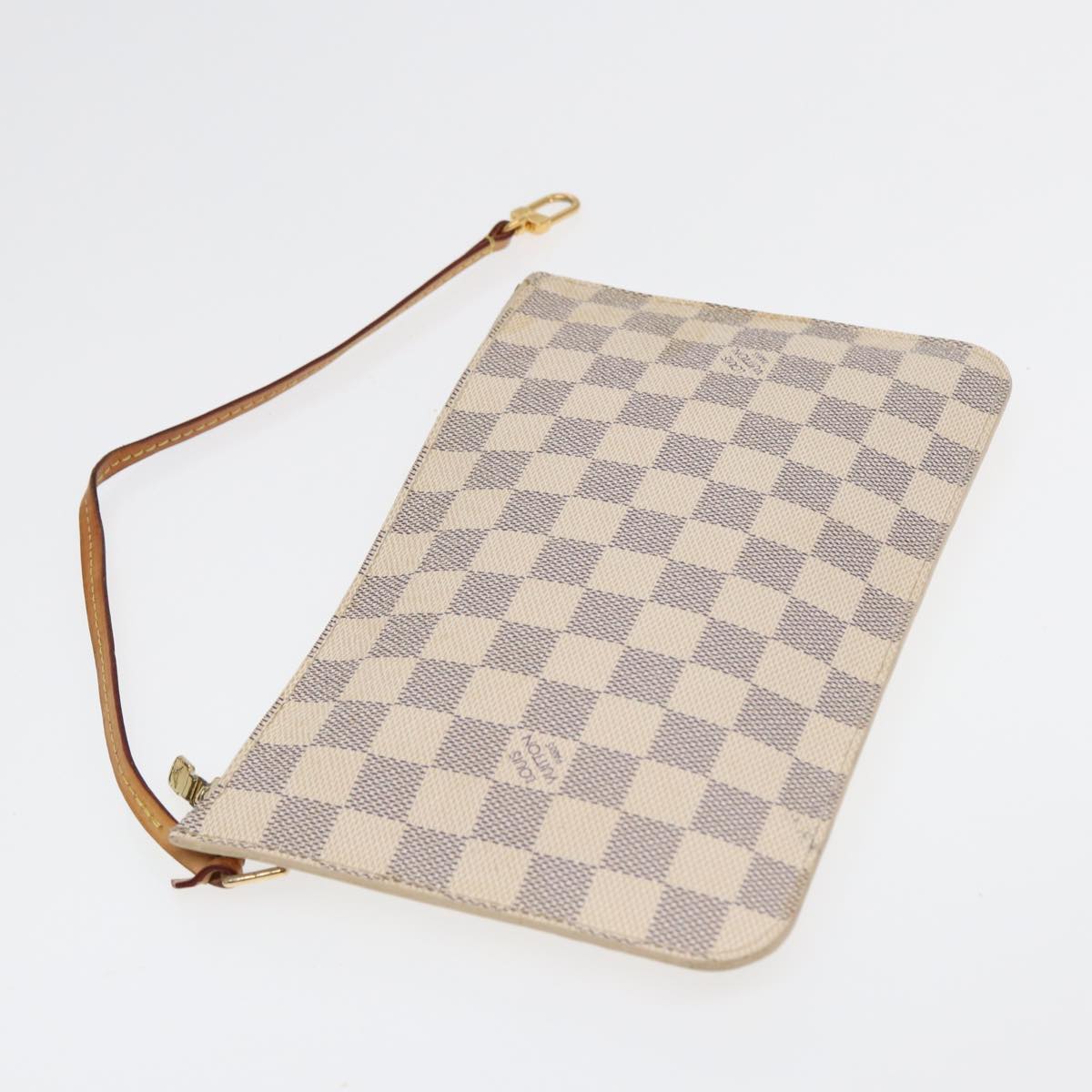 LOUIS VUITTON Damier Azur Neverfull MM Tote Bag N41605 LV 84162