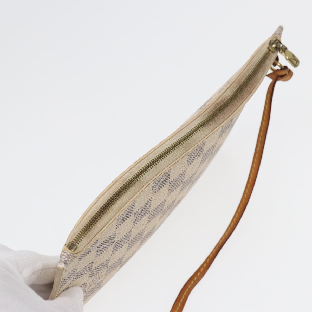 LOUIS VUITTON Damier Azur Neverfull MM Tote Bag N41605 LV 84162