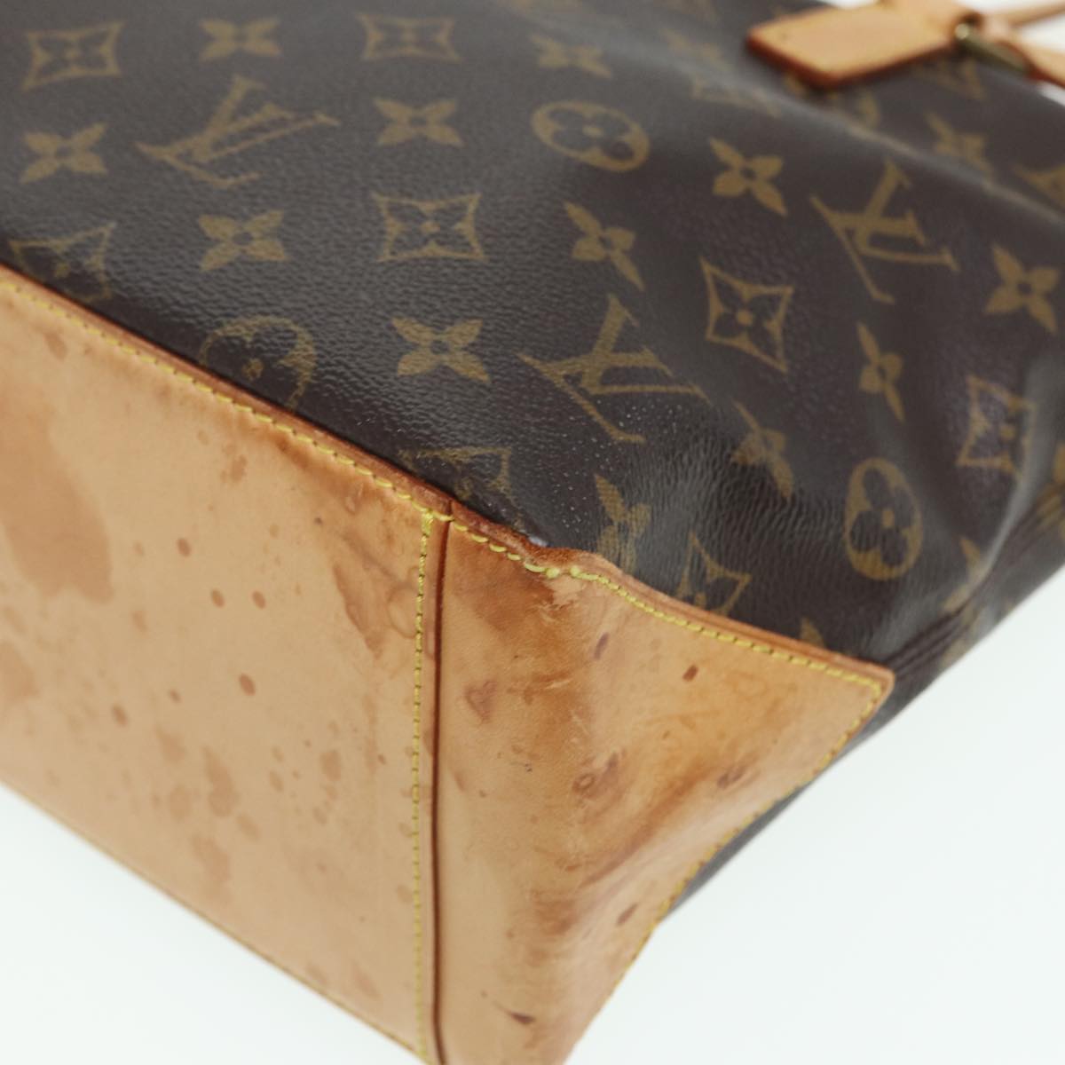 LOUIS VUITTON Monogram Cabas Piano Tote Bag M51148 LV 84163