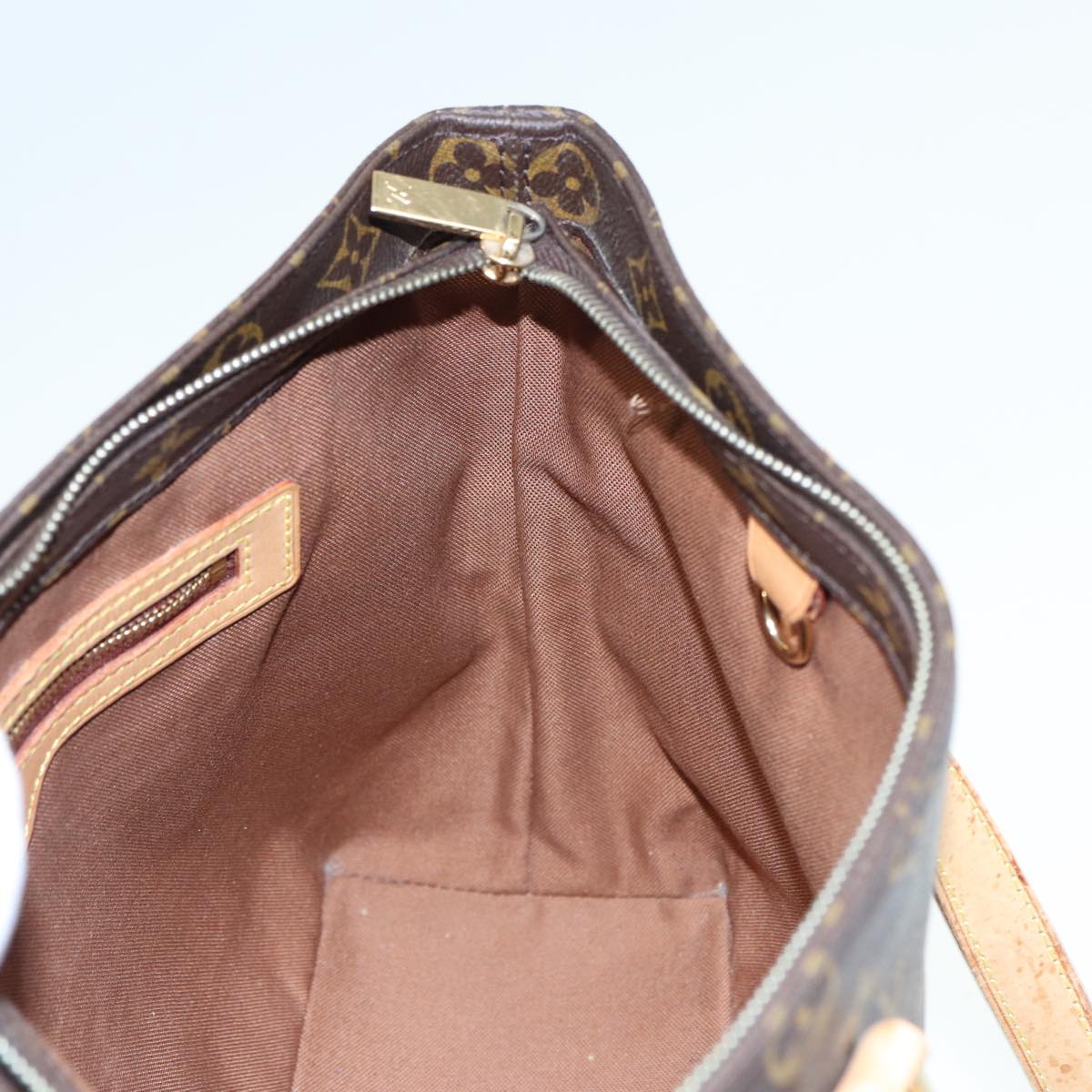 LOUIS VUITTON Monogram Cabas Piano Tote Bag M51148 LV 84163