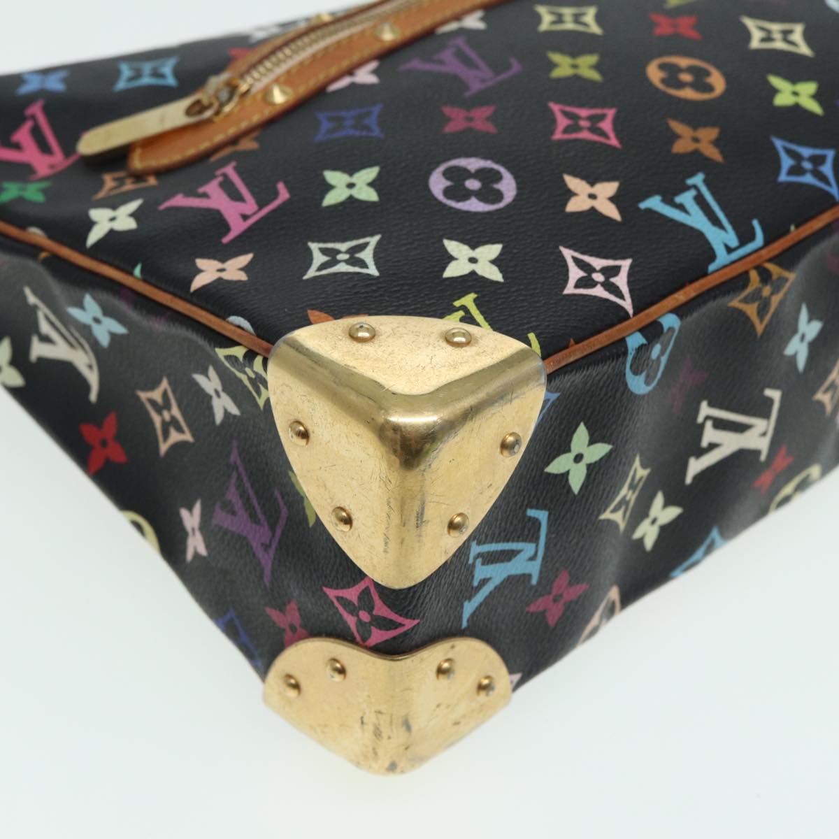 LOUIS VUITTON Monogram Multicolor Boulogne Shoulder Bag Black M92638 84165