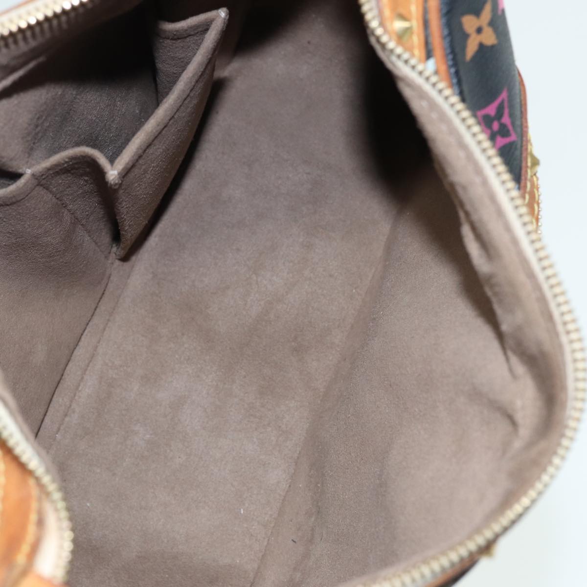 LOUIS VUITTON Monogram Multicolor Boulogne Shoulder Bag Black M92638 84165