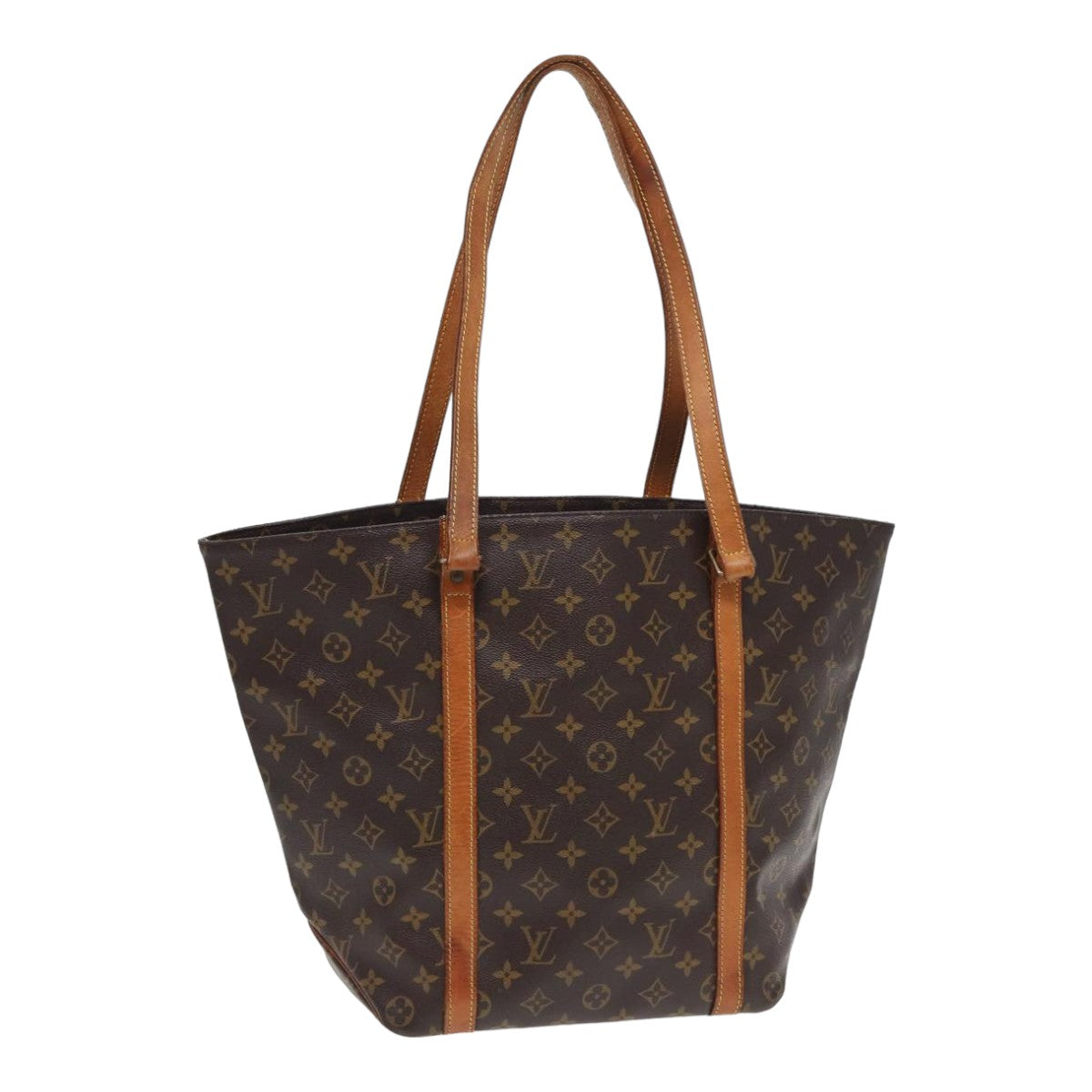LOUIS VUITTON Monogram Sac Shopping Tote Bag M51108 LV 84166