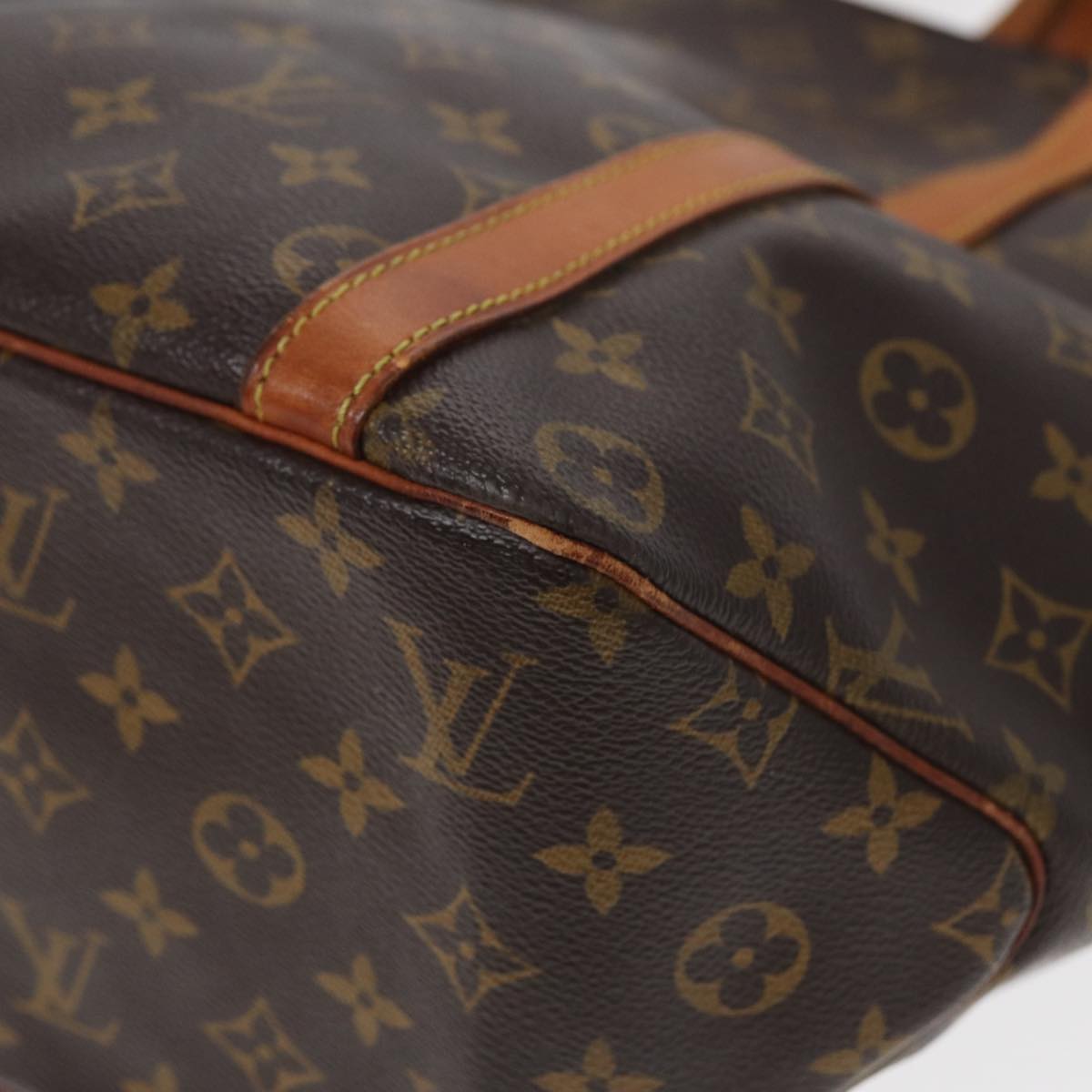 LOUIS VUITTON Monogram Sac Shopping Tote Bag M51108 LV 84166