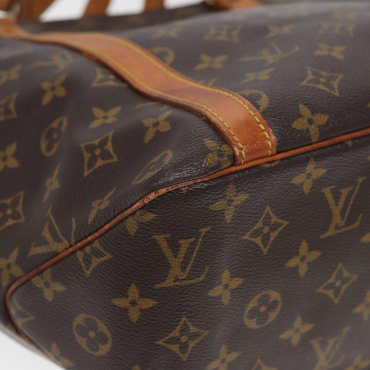 LOUIS VUITTON Monogram Sac Shopping Tote Bag M51108 LV 84166