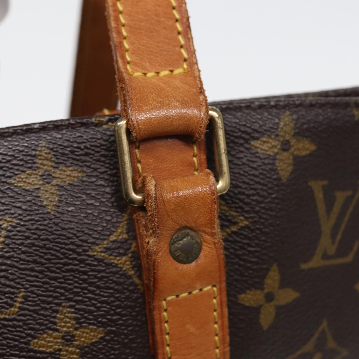 LOUIS VUITTON Monogram Sac Shopping Tote Bag M51108 LV 84166