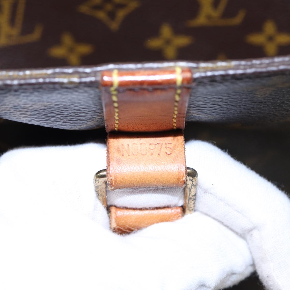 LOUIS VUITTON Monogram Sac Shopping Tote Bag M51108 LV 84166
