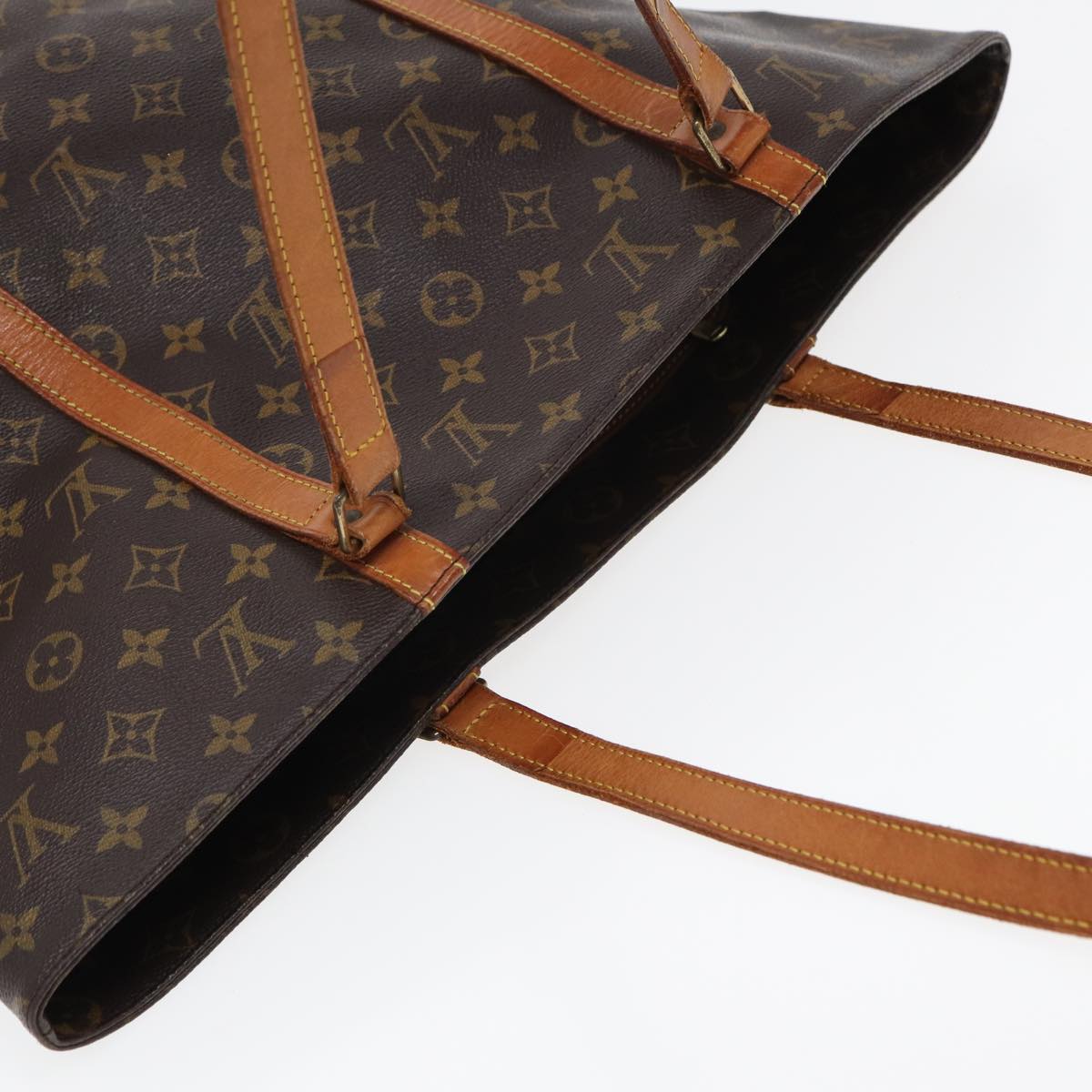 LOUIS VUITTON Monogram Sac Shopping Tote Bag M51108 LV 84166