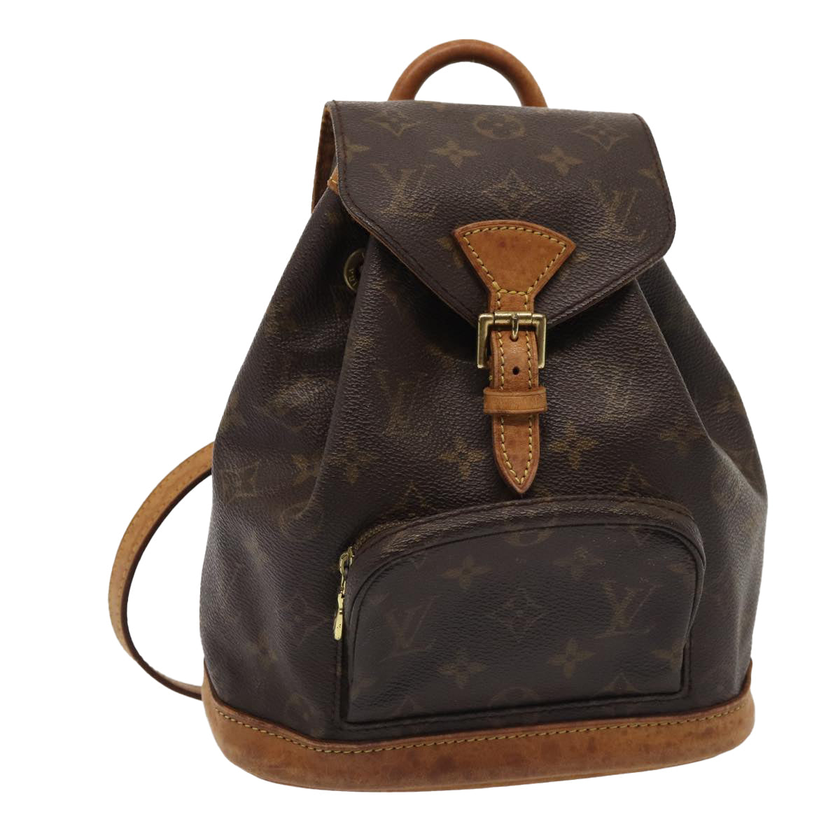 LOUIS VUITTON Monogram Montsouris PM Backpack M51137 LV 84168