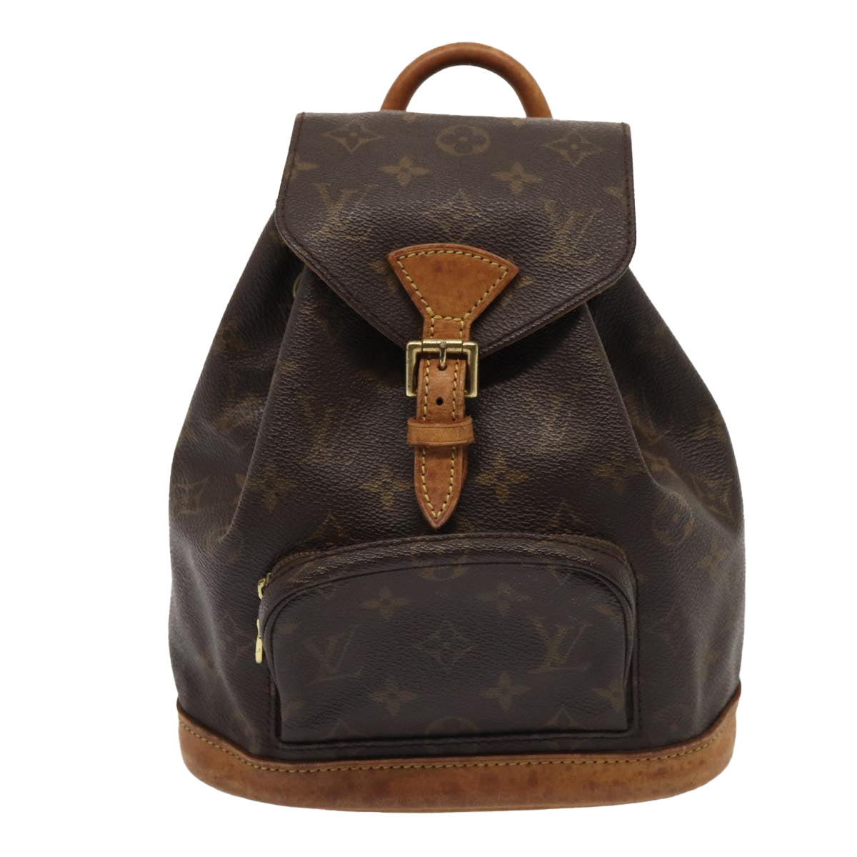 LOUIS VUITTON Monogram Montsouris PM Backpack M51137 LV 84168