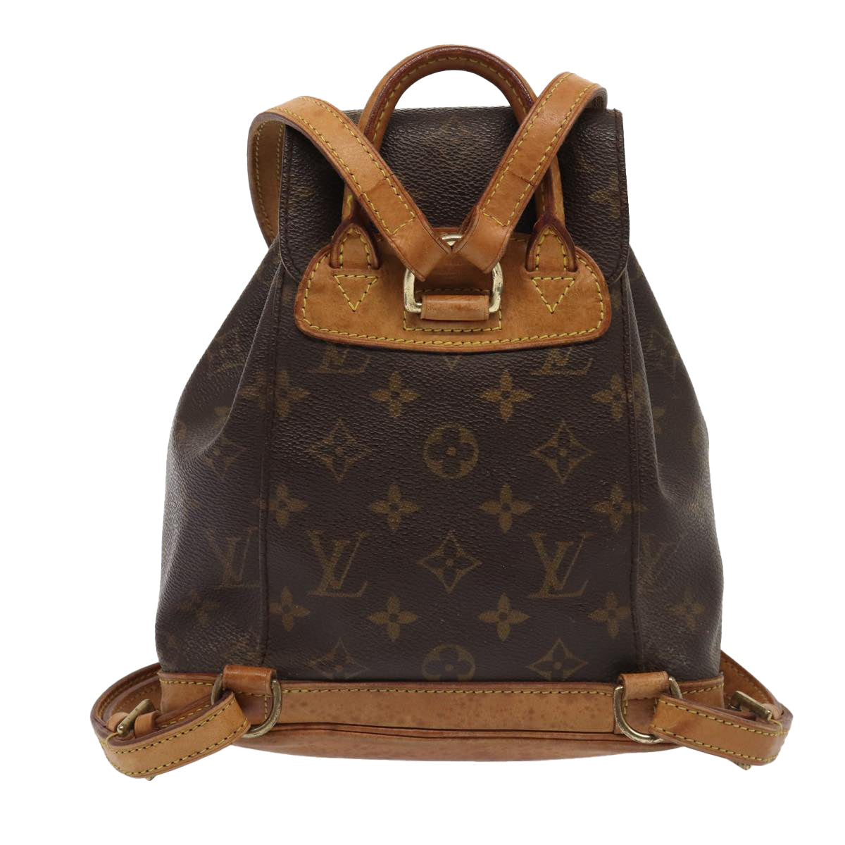 LOUIS VUITTON Monogram Montsouris PM Backpack M51137 LV 84168