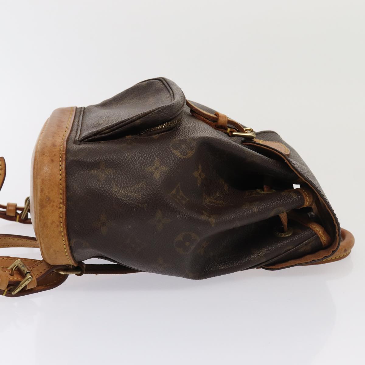 LOUIS VUITTON Monogram Montsouris PM Backpack M51137 LV 84168