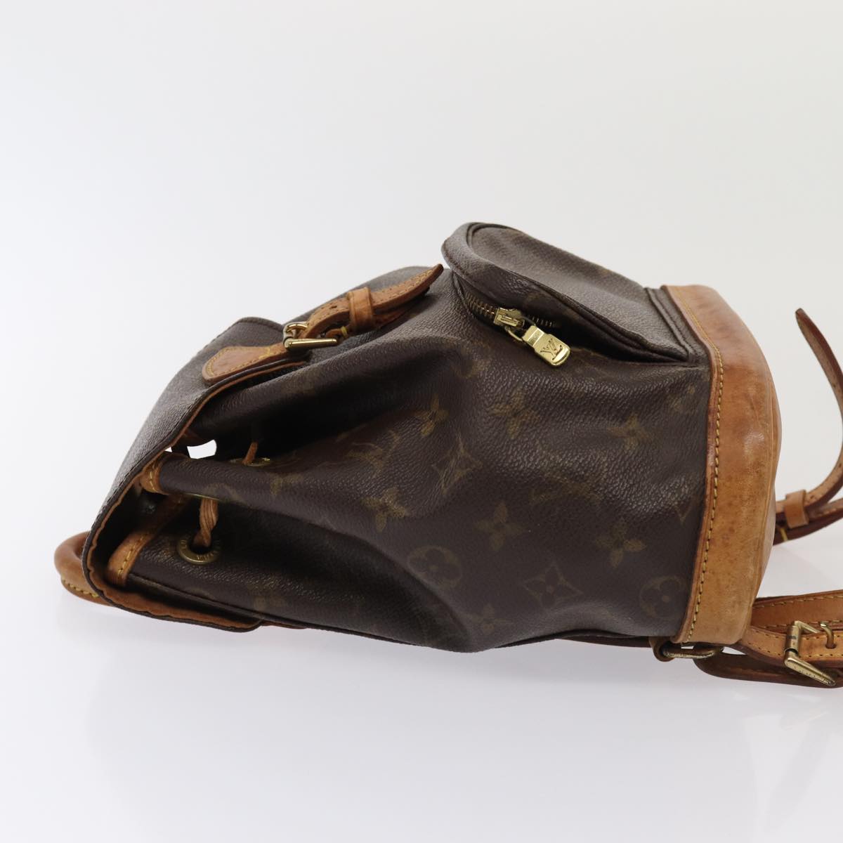 LOUIS VUITTON Monogram Montsouris PM Backpack M51137 LV 84168
