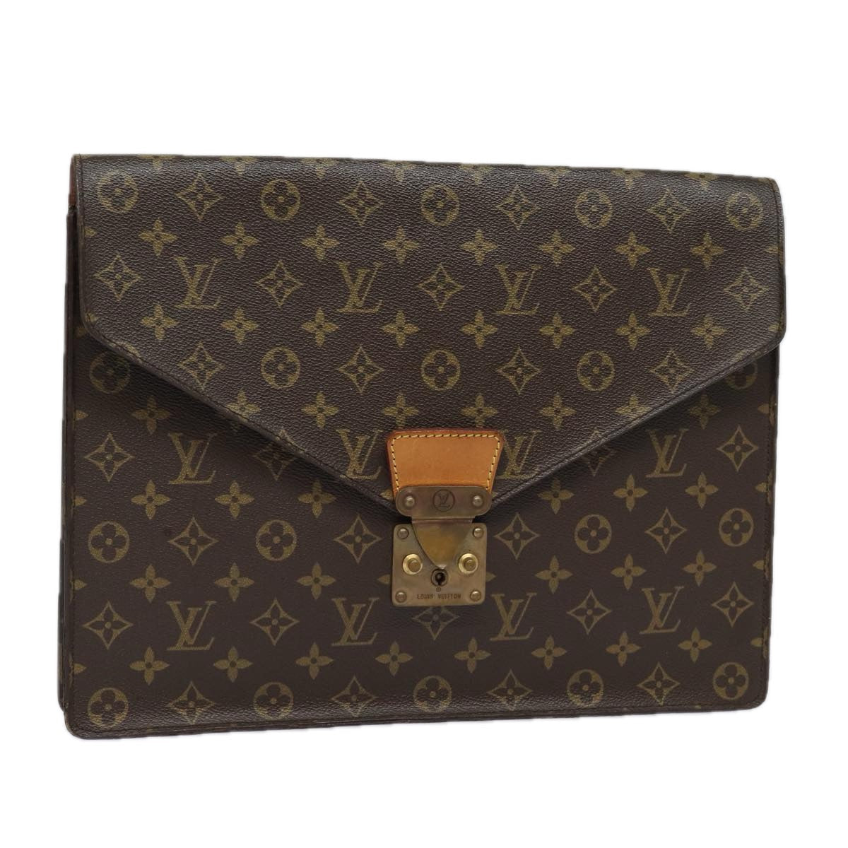 LOUIS VUITTON Monogram Porte Documents Senatur Briefcase M53335 LV 84169