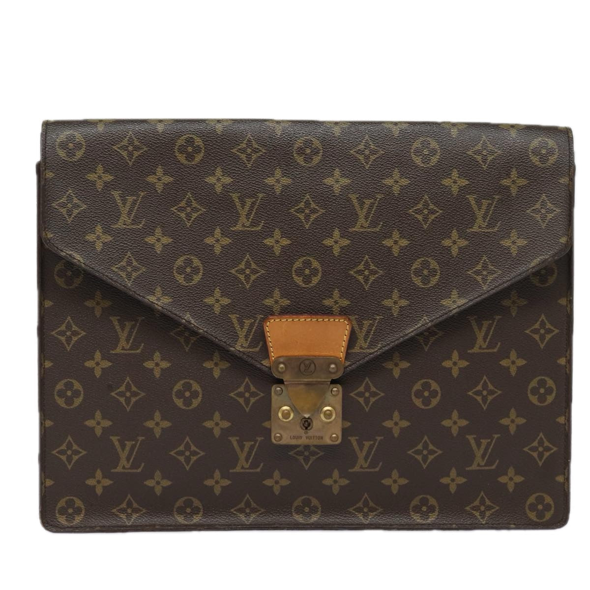 LOUIS VUITTON Monogram Porte Documents Senatur Briefcase M53335 LV 84169