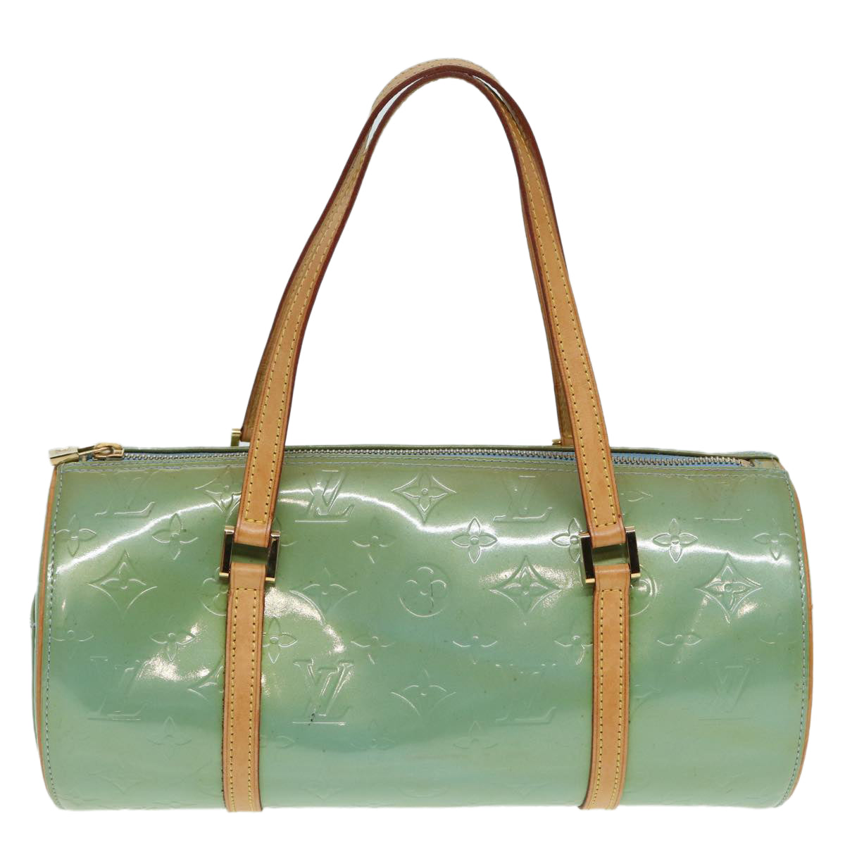 LOUIS VUITTON Monogram Vernis Bedford Hand Bag Baby Blue M91007 LV 84173