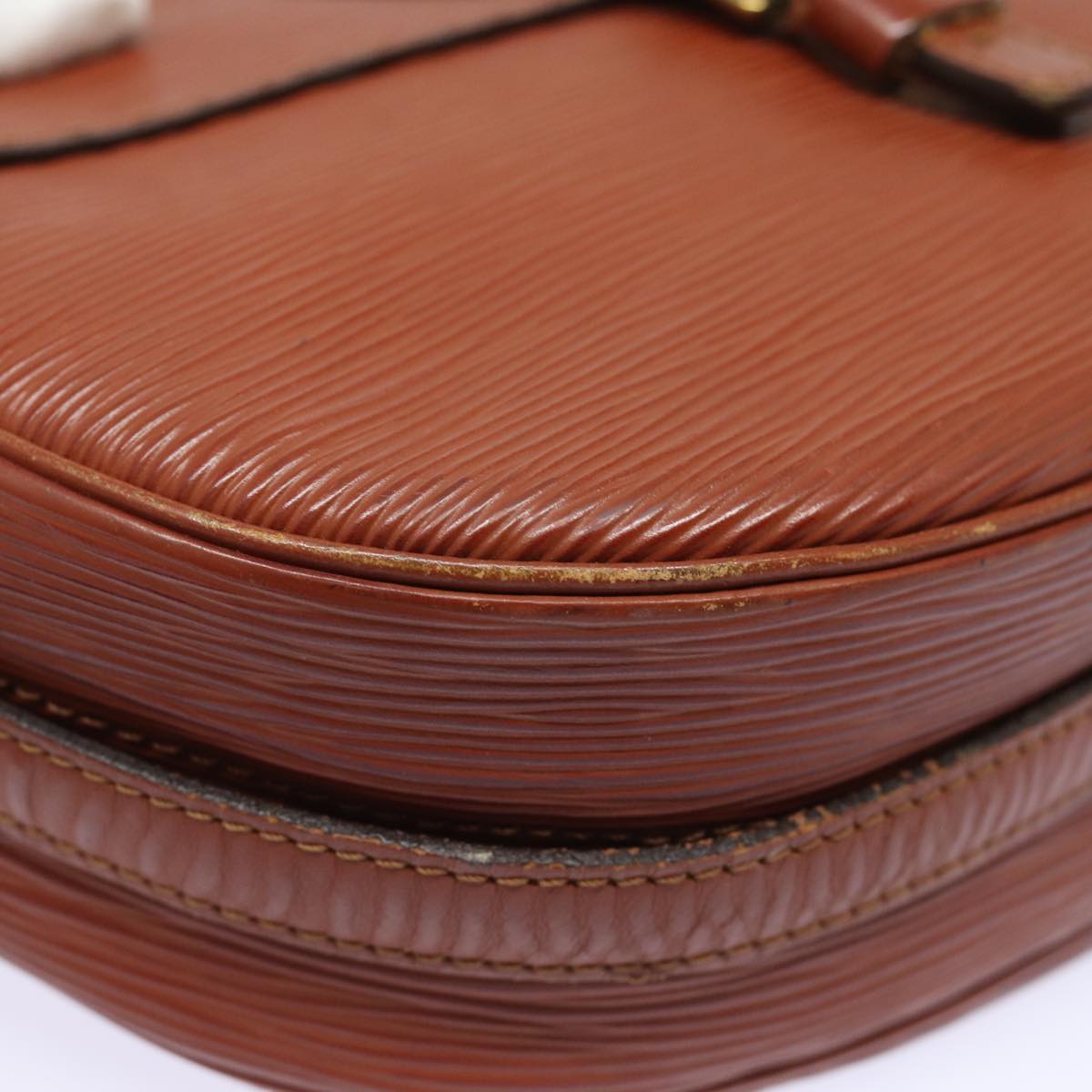 LOUIS VUITTON Epi Jeune FilleMM Shoulder Bag Brown M52153 LV 84176