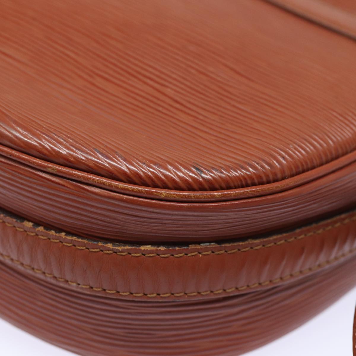 LOUIS VUITTON Epi Jeune FilleMM Shoulder Bag Brown M52153 LV 84176
