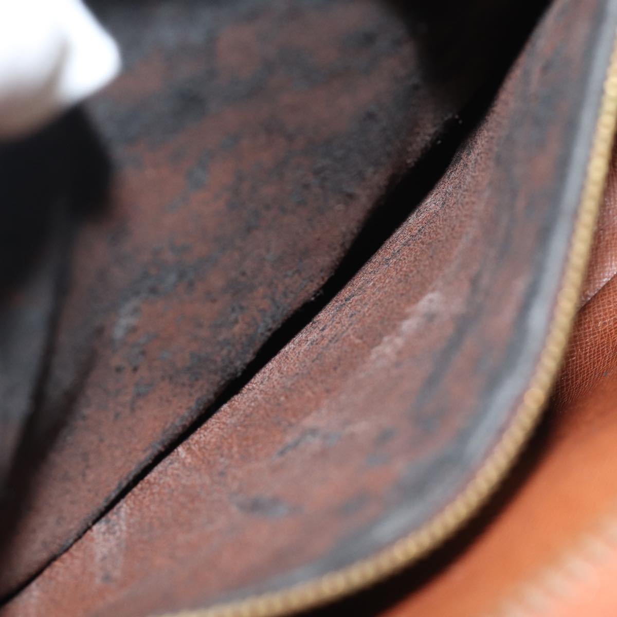 LOUIS VUITTON Epi Jeune FilleMM Shoulder Bag Brown M52153 LV 84176