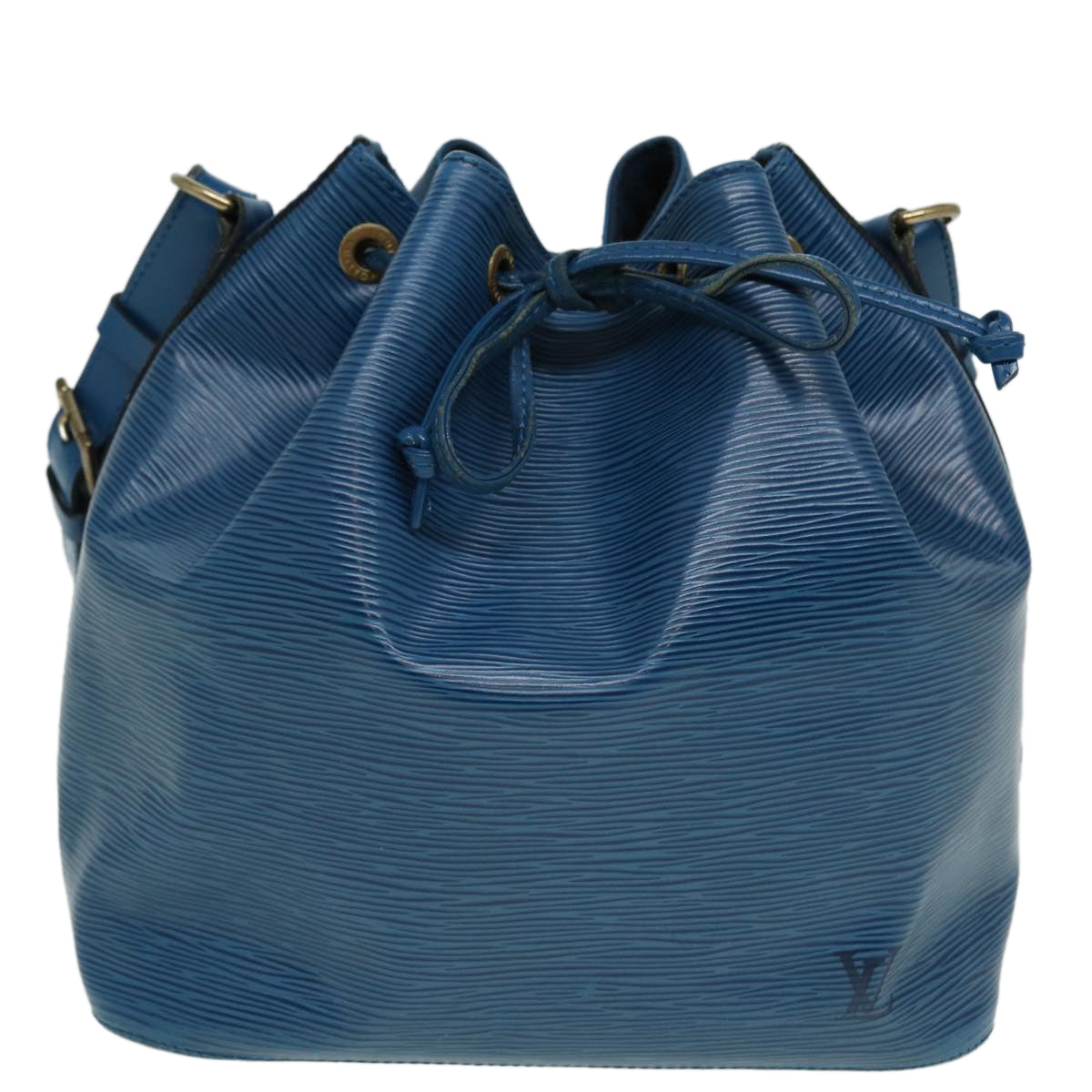 LOUIS VUITTON Epi Petit Noe Shoulder Bag Blue M44105 LV 84178