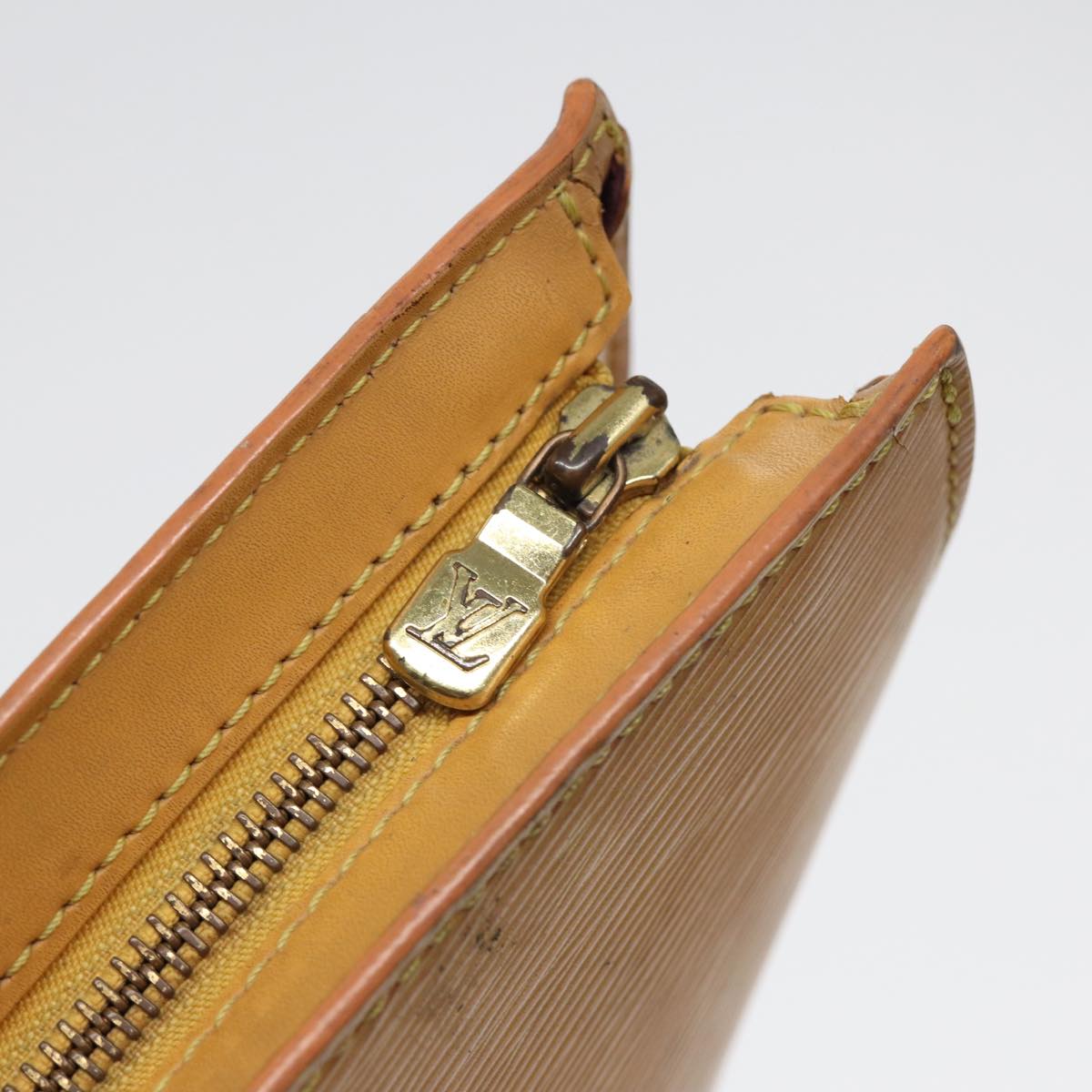 LOUIS VUITTON Epi Saint Jacques Hand Bag Yellow M52279 LV 84179