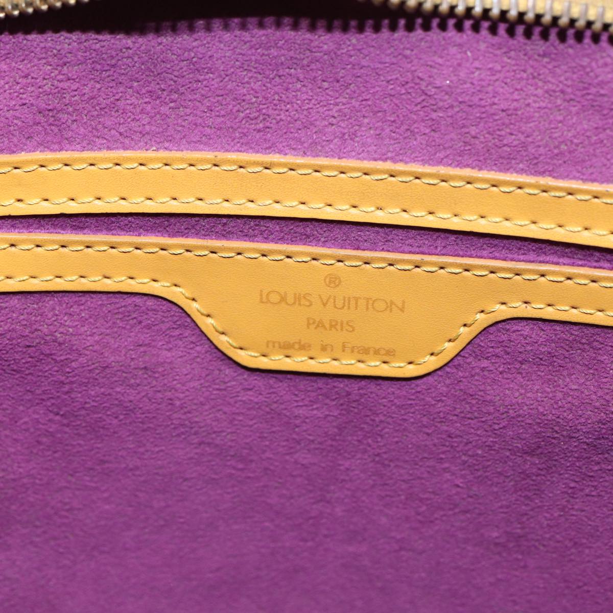 LOUIS VUITTON Epi Saint Jacques Hand Bag Yellow M52279 LV 84179