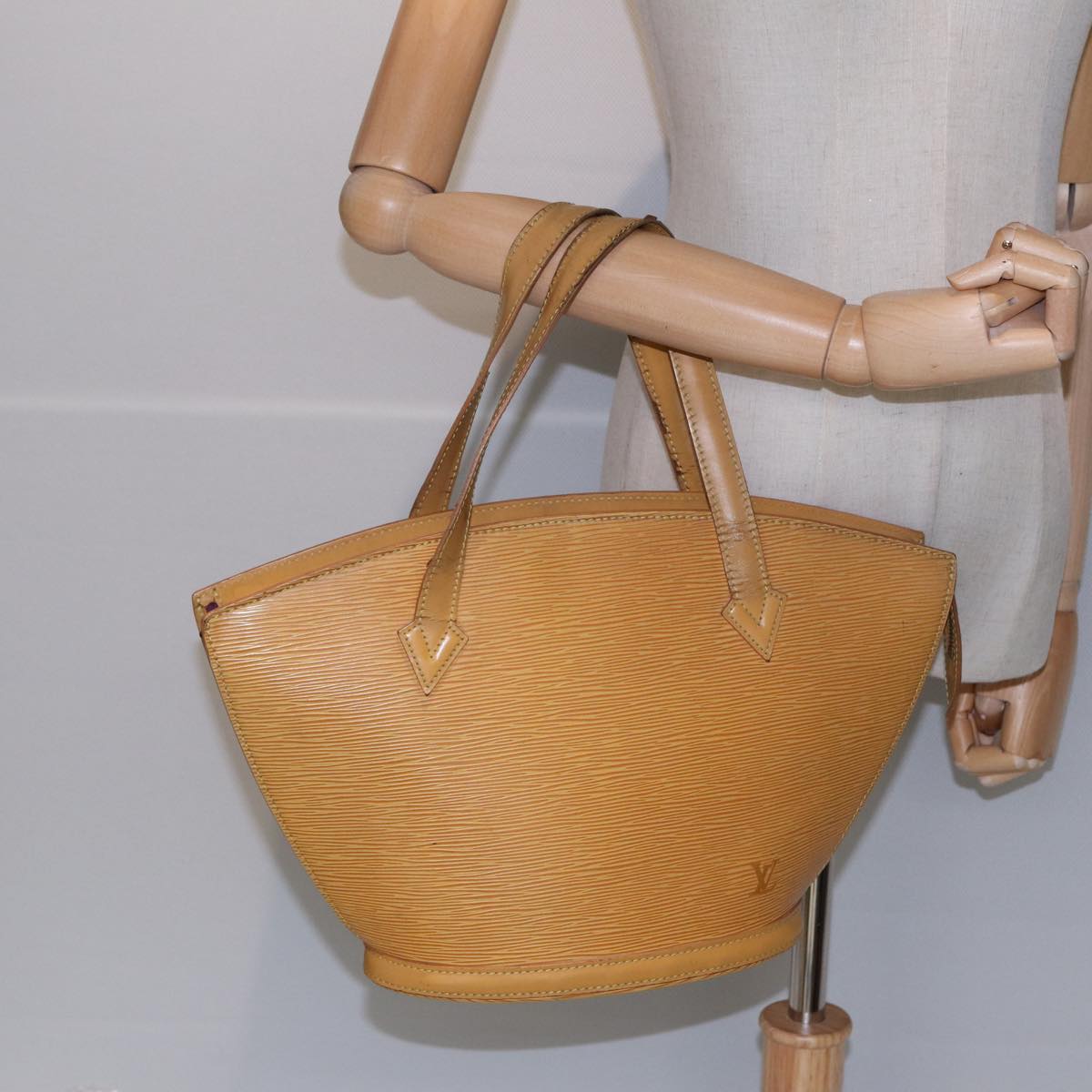 LOUIS VUITTON Epi Saint Jacques Hand Bag Yellow M52279 LV 84179