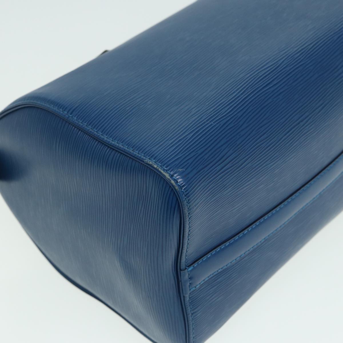 LOUIS VUITTON Epi Speedy 30 Hand Bag Toledo Blue M43005 LV 84183