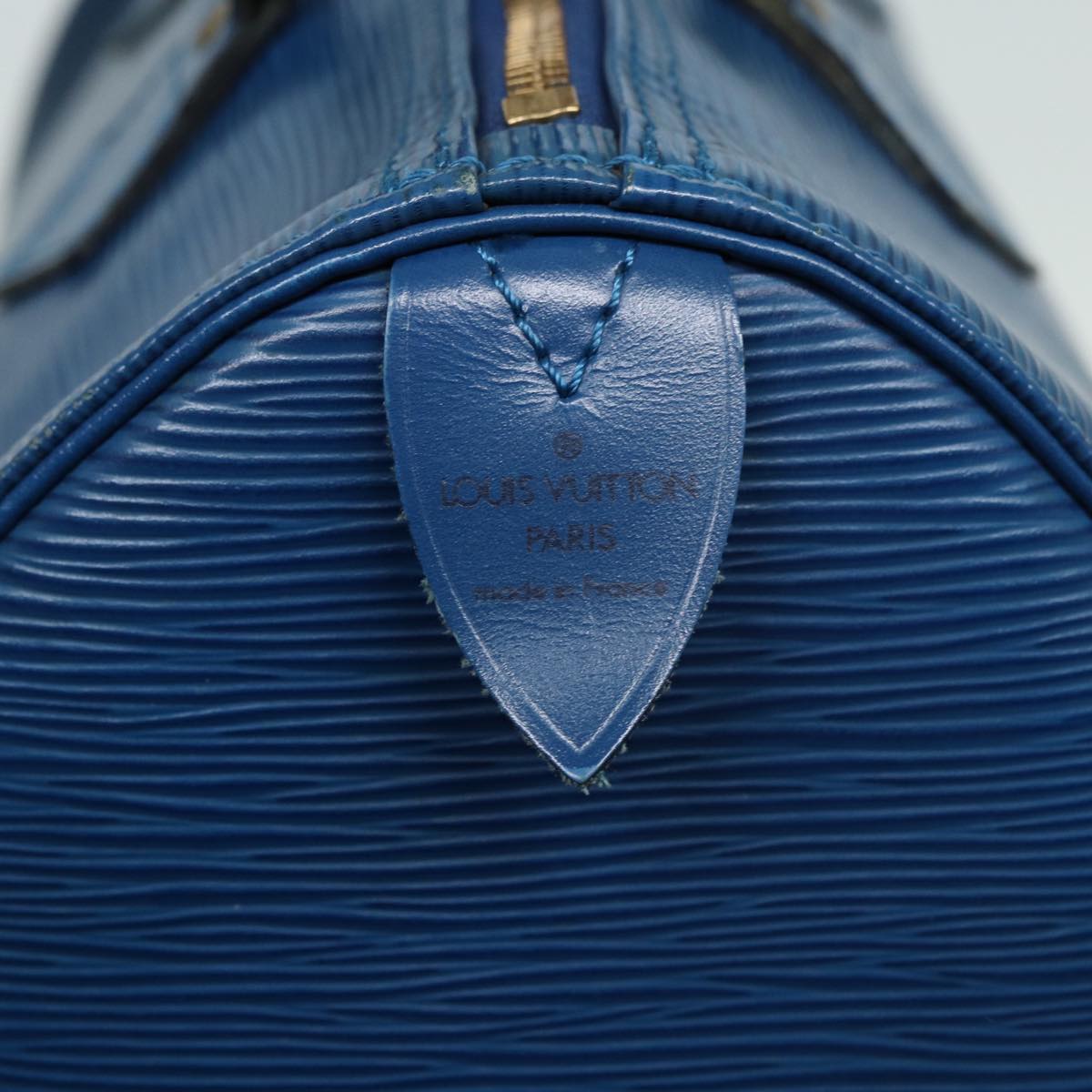 LOUIS VUITTON Epi Speedy 30 Hand Bag Toledo Blue M43005 LV 84183