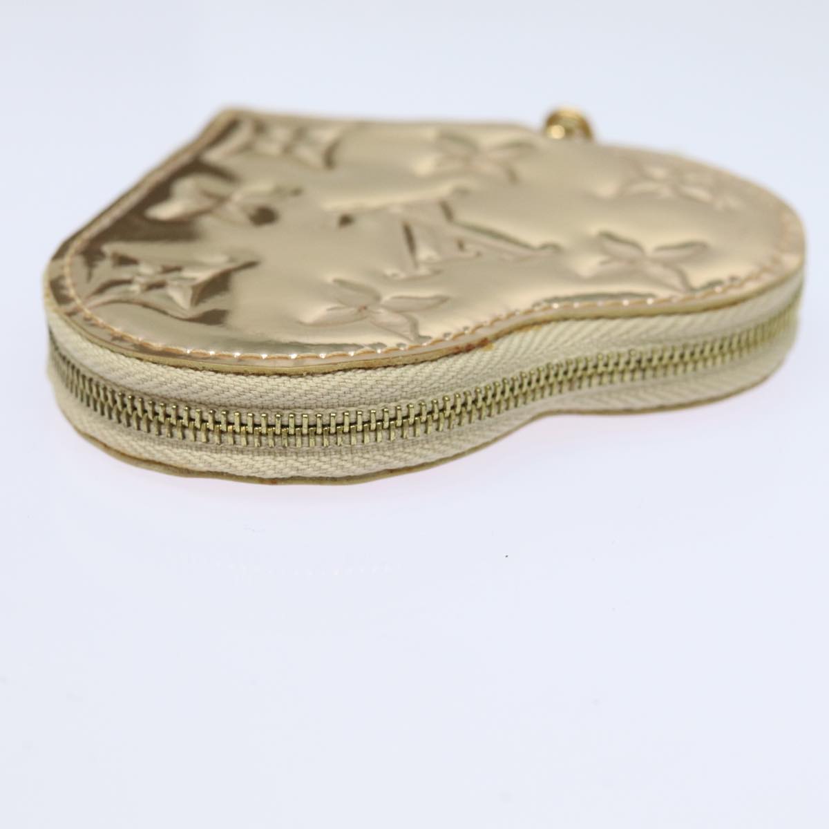 LOUIS VUITTON Monogram Miroir Porte Monnaie Coeur Purse Dore M93567 84185