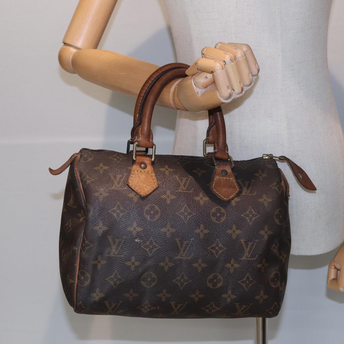 LOUIS VUITTON Monogram Speedy 25 Hand Bag M41528 LV 84189