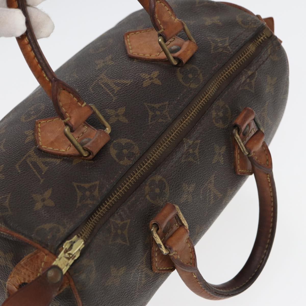 LOUIS VUITTON Monogram Speedy 25 Hand Bag M41528 LV 84189