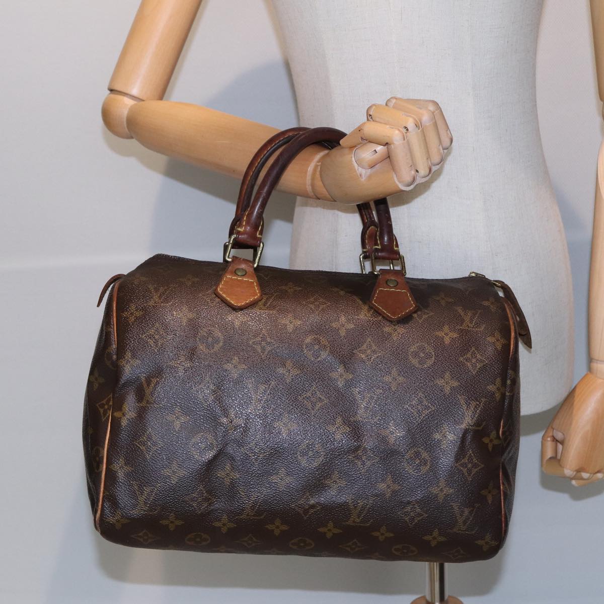 LOUIS VUITTON Monogram Speedy 30 Hand Bag M41526 LV 84190